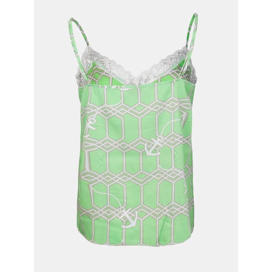 Mucho Gusto Slip top groen met anker print - Image 3