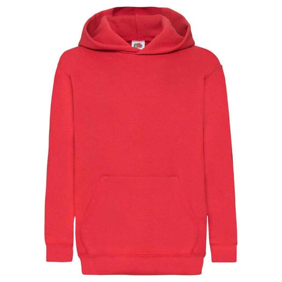 Fruit of the Loom Barn/Kids Classic Hoodie (Röd) - Image 1