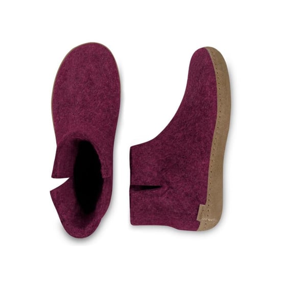 Glerups Low boot leather sole g 07-cranberry - Image 6