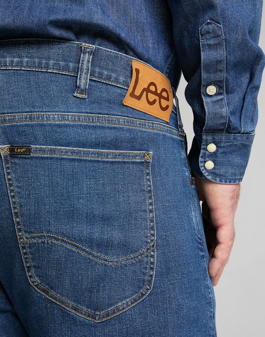 Lee Luke moto grey slim tapered - Image 3