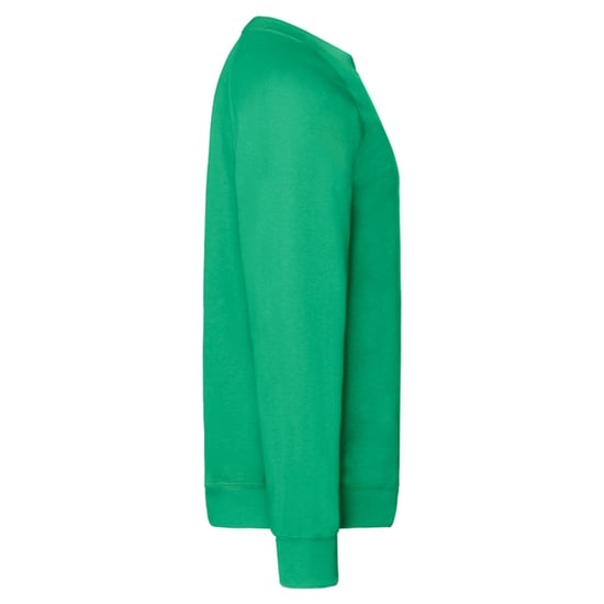 Fruit of the Loom Unisex Adult Classic Raglan Sweatshirt (Kelly Green) - Image 3