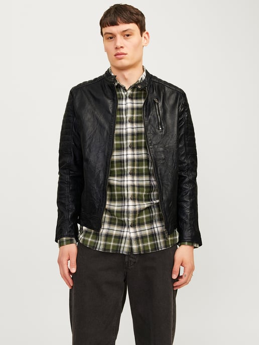 Jack & Jones Richard leather jacket - Image 2
