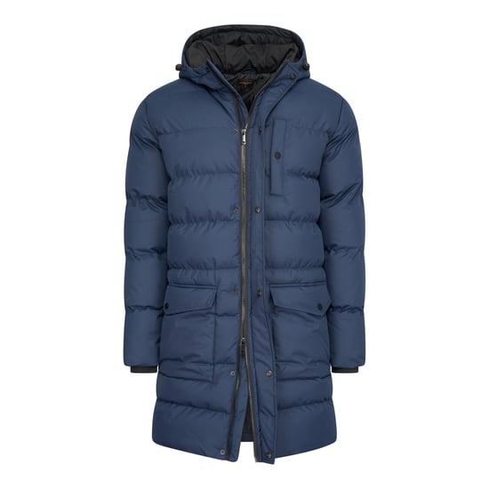 Cappuccino Italia Jacka vinter Hooded Vinterjacka Marinblå - Image 3