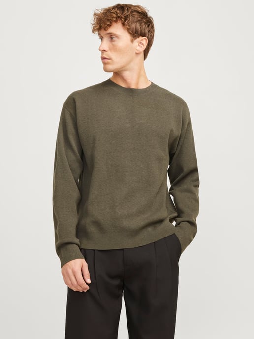 Jack & Jones Tröja Bradfort Stickad Crew Neck Grön - Image 2