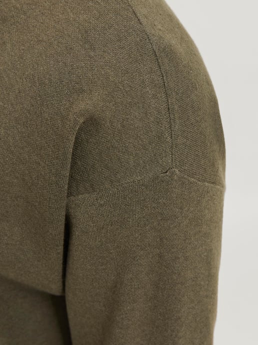 Jack & Jones Tröja Bradfort Stickad Crew Neck Grön - Image 4
