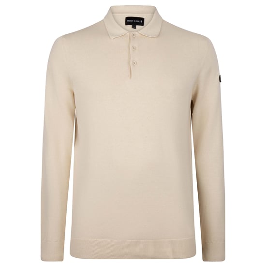 PRESLY & SUN Brad long sleeve knitted polo - Image 1
