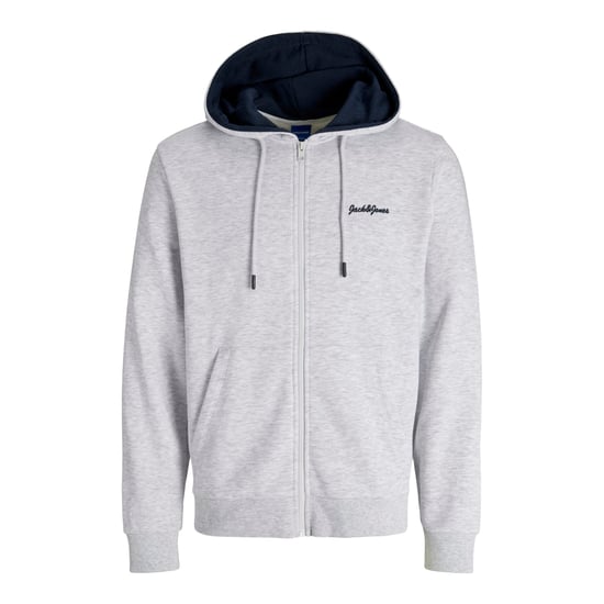 Jack & Jones Cardigan Jor Tango Zip Sweat Hood Grå - Image 1