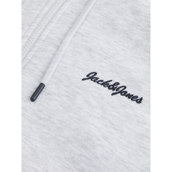 Jack & Jones Cardigan Jor Tango Zip Sweat Hood Grå - Image 3