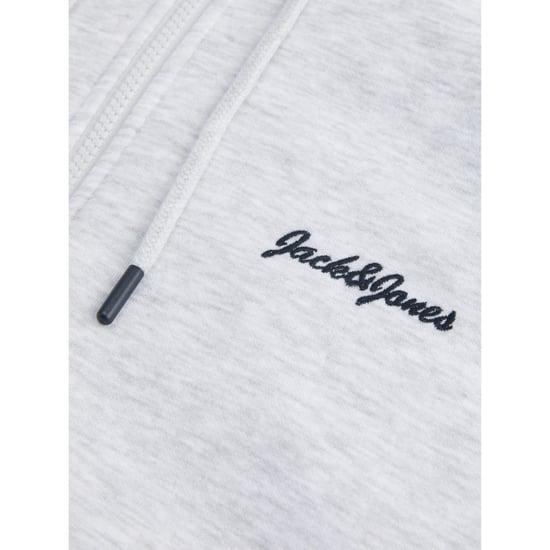 Jack & Jones Cardigan Jor Tango Zip Sweat Hood Grå - Image 4