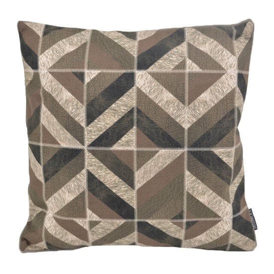 Gek op kussens! Stripe patchwork #2 | 45 x 45 cm | kussenhoes | pu leder - Image 1