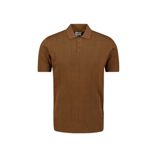 No Excess Pullover short sleeve polo button s camel - Image 3