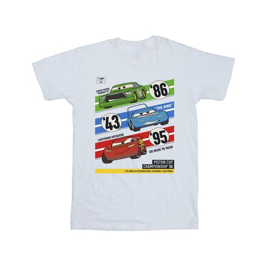 Disney Mens Cars Piston Cup Champions T-Shirt (White) - Image 1