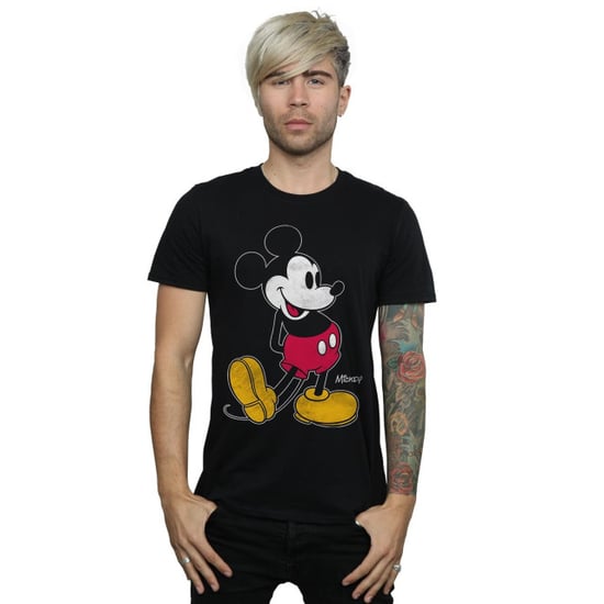 Disney Mens Mickey Mouse Classic Kick T-Shirt (Black) - Image 3
