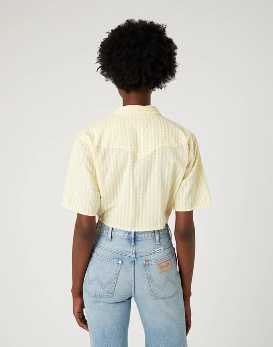 Wrangler Tie resort shirt pale banana - Image 2