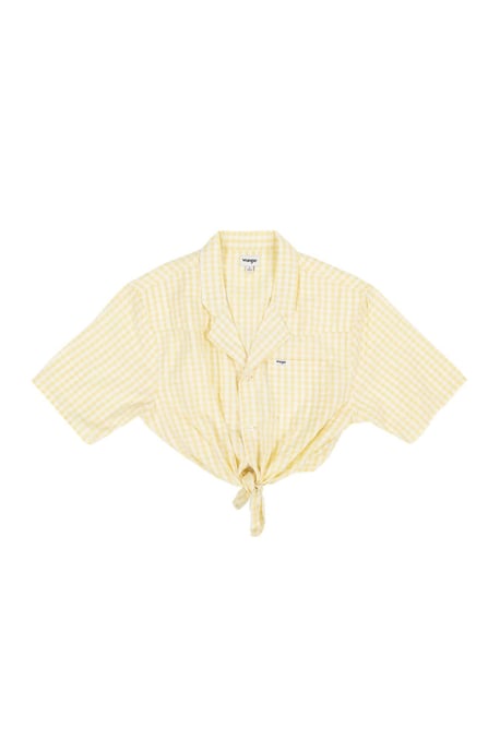 Wrangler Tie resort shirt pale banana - Image 3