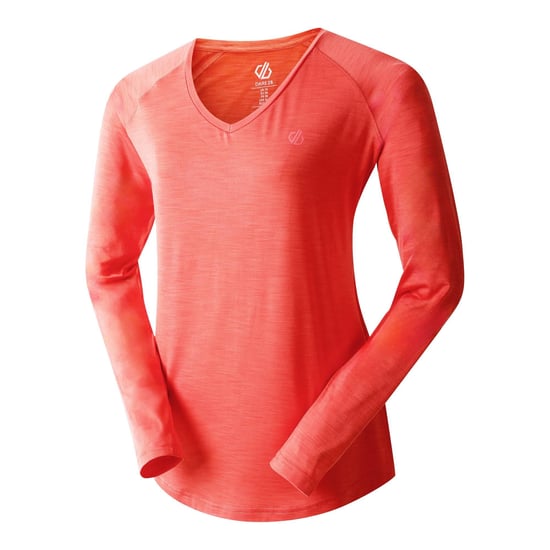 Dare 2B Långärmad T-shirt för kvinnor/damer (Peach Bloom) - Image 3