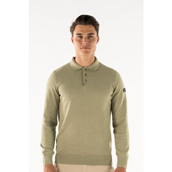 PRESLY & SUN Brad long sleeve knitted polo - Image 2