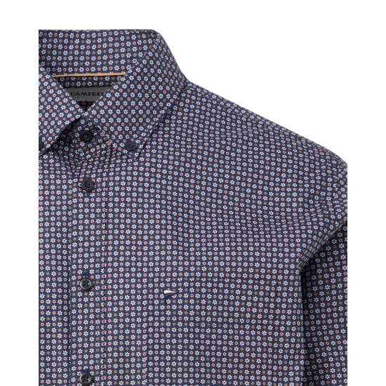 Campbell Casual overhemd donker - Image 6