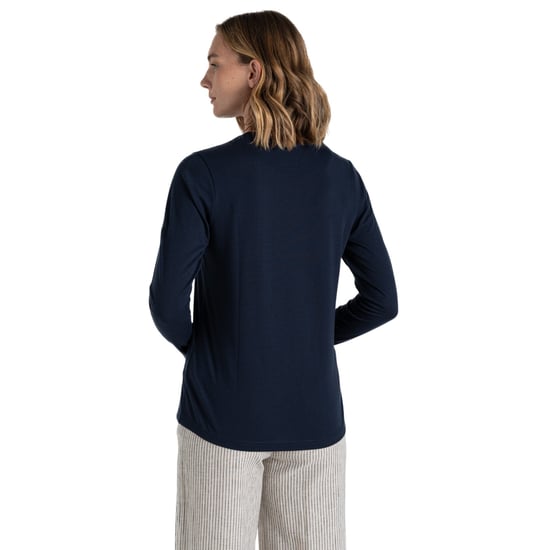Craghoppers Dames akona stripe nosilife t-shirt met lange mouwen - Image 2