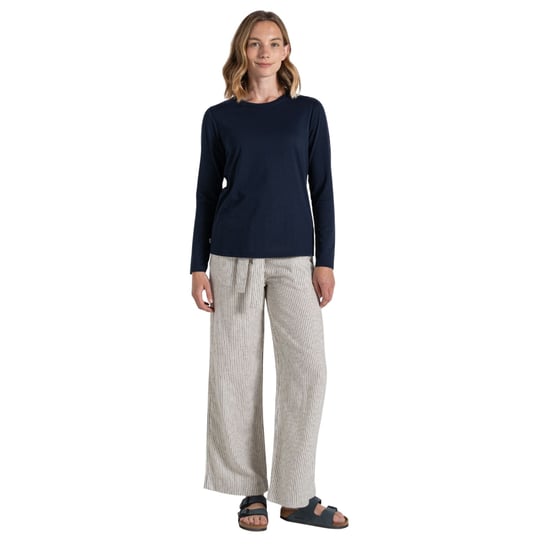 Craghoppers Dames akona stripe nosilife t-shirt met lange mouwen - Image 3