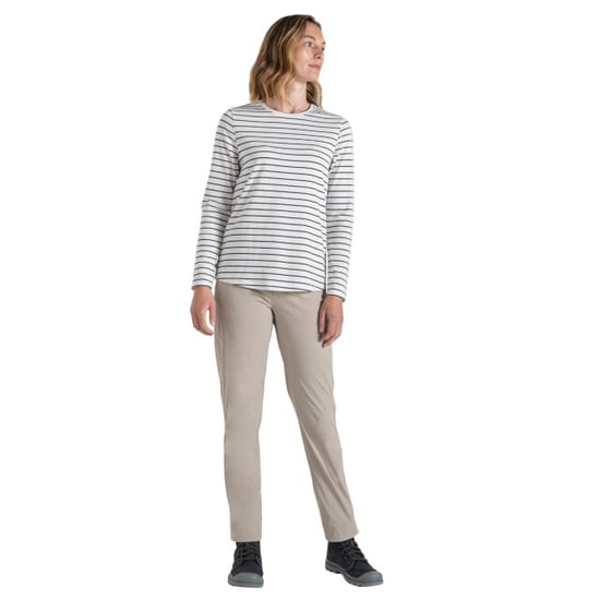 Craghoppers Dames akona stripe nosilife t-shirt met lange mouwen - Image 4