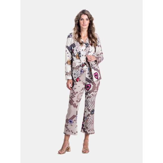 Mucho Gusto Blazer moon aquarel groen met paisley (copy) - Image 3