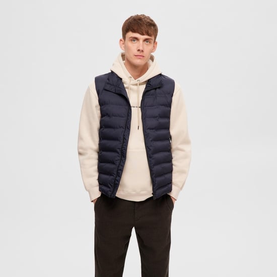 Selected Barry quilted gilet sky captain - Image 4