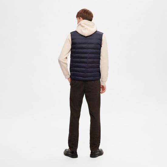 Selected Barry quilted gilet sky captain - Image 5