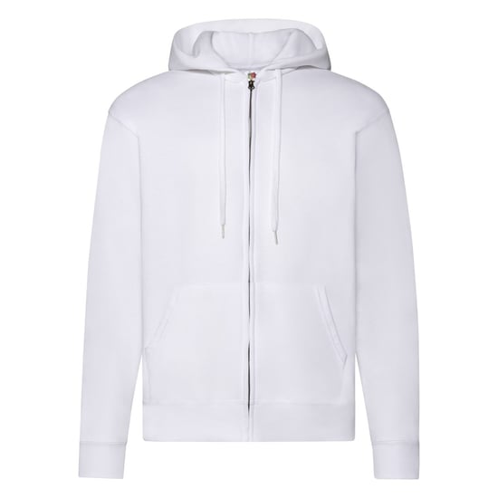 Fruit of the Loom Unisex Adult Classic Hooded Jacket (White) - Image 1
