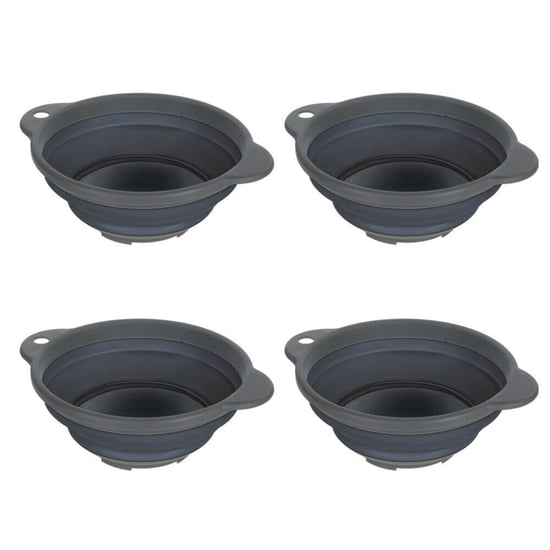 Regatta Folding Bowl (Set Of 4) (Ebony Grey) - Image 1