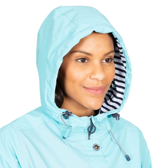 Trespass Womens/Ladies Flourish Waterproof Jacket (Aquamarine) - Image 3