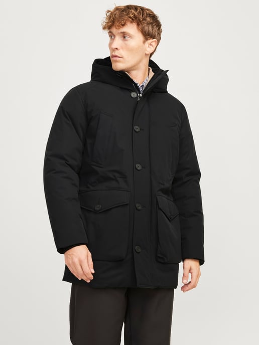 Jack & Jones Jacka vinter City Parka Svart - Image 2