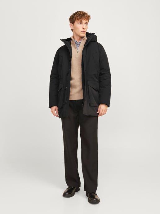 Jack & Jones Jacka vinter City Parka Svart - Image 3