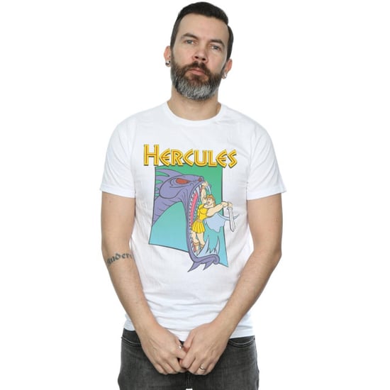 Disney Mens Hercules Hydra Fight T-Shirt (White) - Image 3