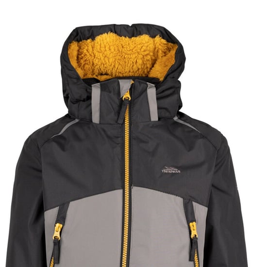 Trespass Barn/Kids Discover Jacka med kontrasterande dragkedja (Storm Grey) - Image 2