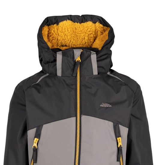 Trespass Barn/Kids Discover Jacka med kontrasterande dragkedja (Storm Grey) - Image 3