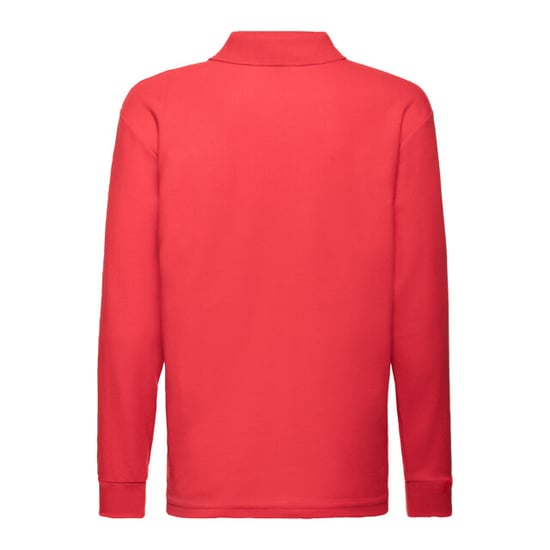 Fruit of the Loom Polo shirt met lange mouwen voor kinderen/kinderen - Image 2