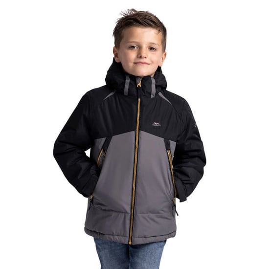 Trespass Barn/Kids Discover Jacka med kontrasterande dragkedja (Storm Grey) - Image 4