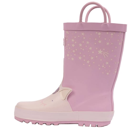 Trespass Childrens/Kids Character Unicorn Wellington Boots (Purple/Beige) - Image 3