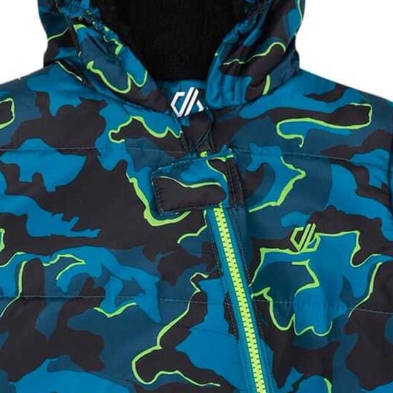Dare 2B Childrens/Kids Bambino II Camo Snowsuit (Kingfisher Blue) - Image 3