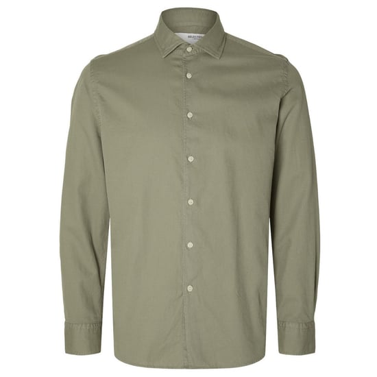 Selected Regbond regular fit overhemd vetiver - Image 1