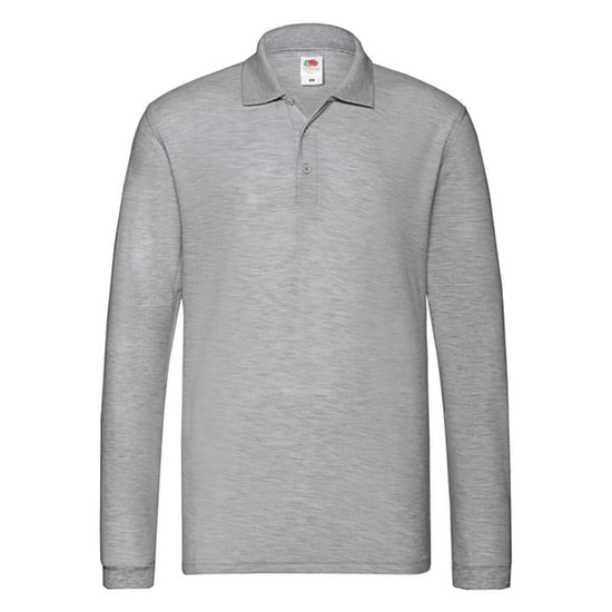 Fruit of the Loom Heren premium poloshirt met lange mouwen - Image 1