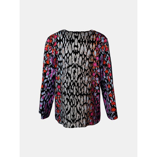 Mucho Gusto Blouse rno degradé luipaardprint met roze en fuchsia accenten - Image 3