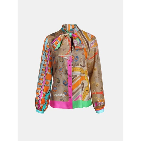 Mucho Gusto ® blouse st. tropez oranje fuchsia riem - Image 3