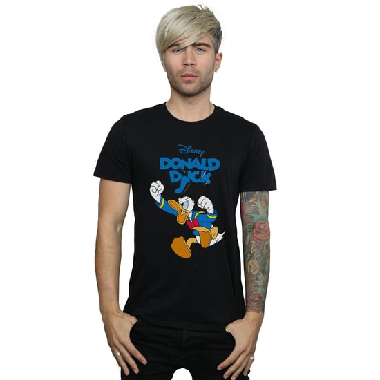 Disney Mens Donald Duck Furious Donald T-Shirt (Black) - Image 2