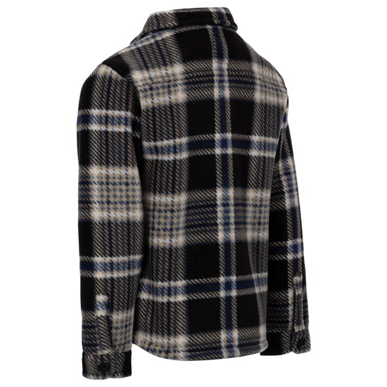 Trespass Boys Checkley Microfleece Shirt (Svart) - Image 2