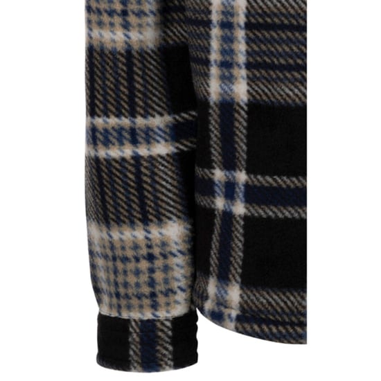 Trespass Boys Checkley Microfleece Shirt (Svart) - Image 3