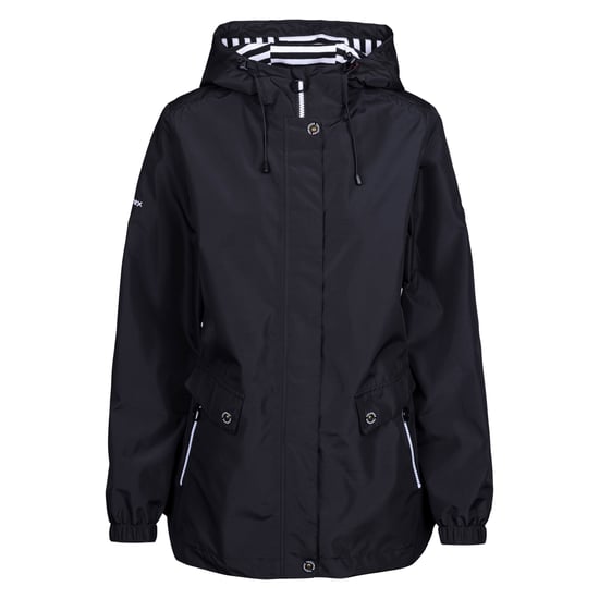 Trespass Womens/Ladies Flourish Waterproof Jacket (Black) - Image 1