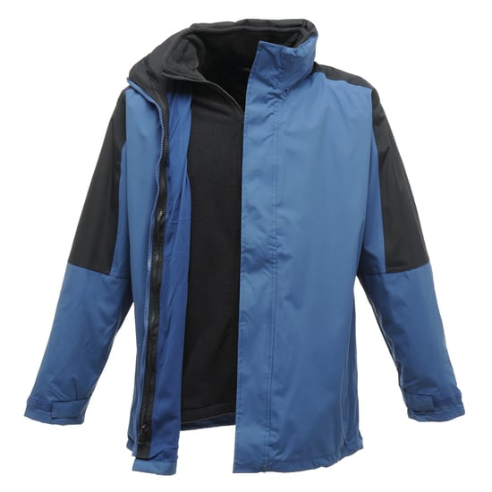 Regatta Mens Defender III 3-in-1 Waterproof Windproof Jacket / Performance Jacket (Royal Blue/Navy) - Image 3