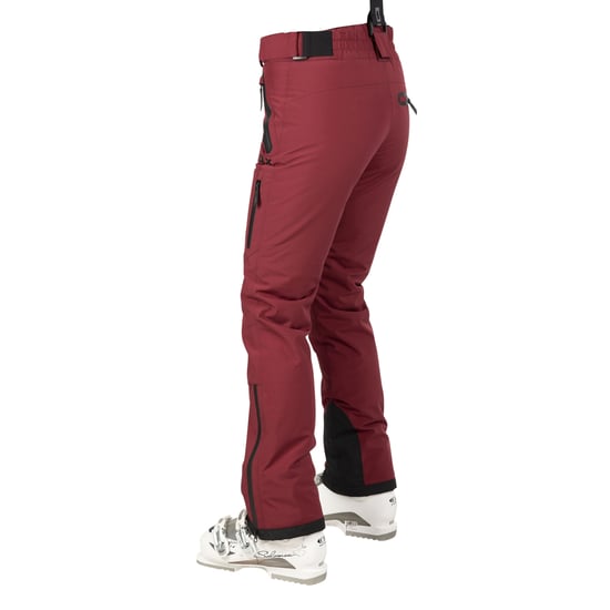 Marisol II DLX vattentäta skidbyxor för damer/kvinnor (Dark Cherry) - Image 2